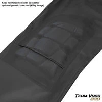 Team Vass 220 Bib & Brace w/Knee Black